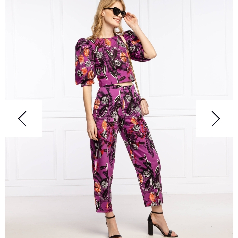 Desigual Multicolor Floral Pants